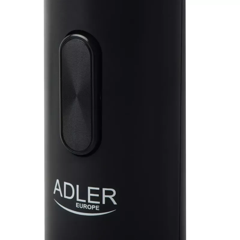 Abridor de vinho elétrico Adler AD 4509 — abridor de garrafas sem fios a pilhas, preto