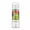 Batedeira desportiva NUTRIBULLET Portable 0,475 l branco com recipiente Tritan e lâminas de aço inoxidável, a pilhas