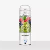 Batedeira desportiva NUTRIBULLET Portable 0,475 l branco com recipiente Tritan e lâminas de aço inoxidável, a pilhas