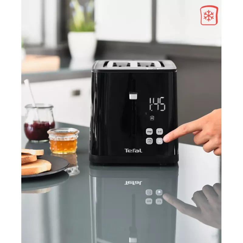 Torradeira Tefal TT6408 — 2 fatias, 850 W, preto