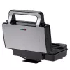Adler AD 3073 tostadeira 2 em 1, 1000 W, aço inoxidável/preto