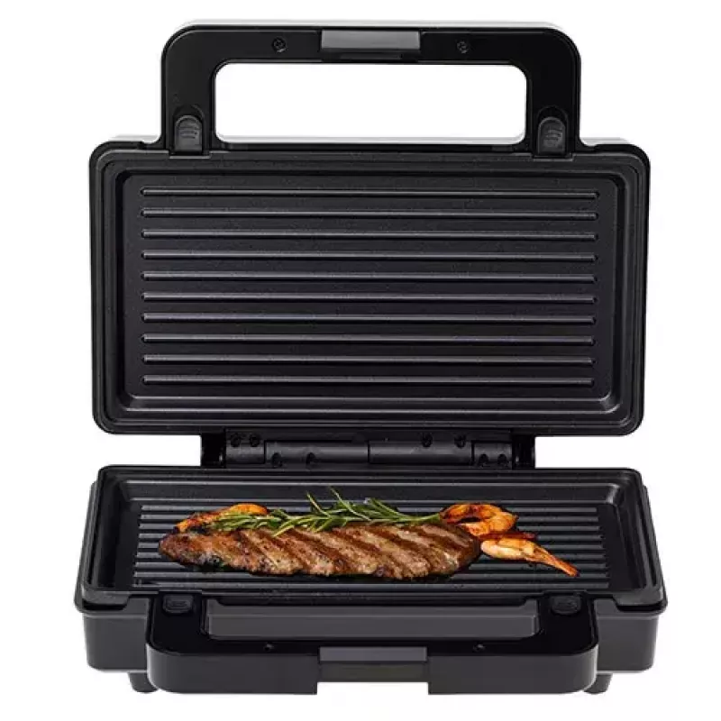 Adler AD 3073 tostadeira 2 em 1, 1000 W, aço inoxidável/preto