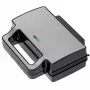 Máquina de sandes Adler AD 3073 — 2 sandes, 1400 W, prateado/preto, placas removíveis, armazenamento vertical