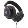 Headset GENESIS Neon 764 com fios gaming com arco de cabeça USB Type-A preto