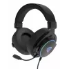 Headset GENESIS Neon 764 com fios gaming com arco de cabeça USB Type-A preto