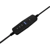 Headset GENESIS Neon 764 com fios gaming com arco de cabeça USB Type-A preto