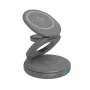 ICY BOX IB-SH101-CH auscultadores, smartphone, smartwatch antracite, cinzento carregamento rápido interior