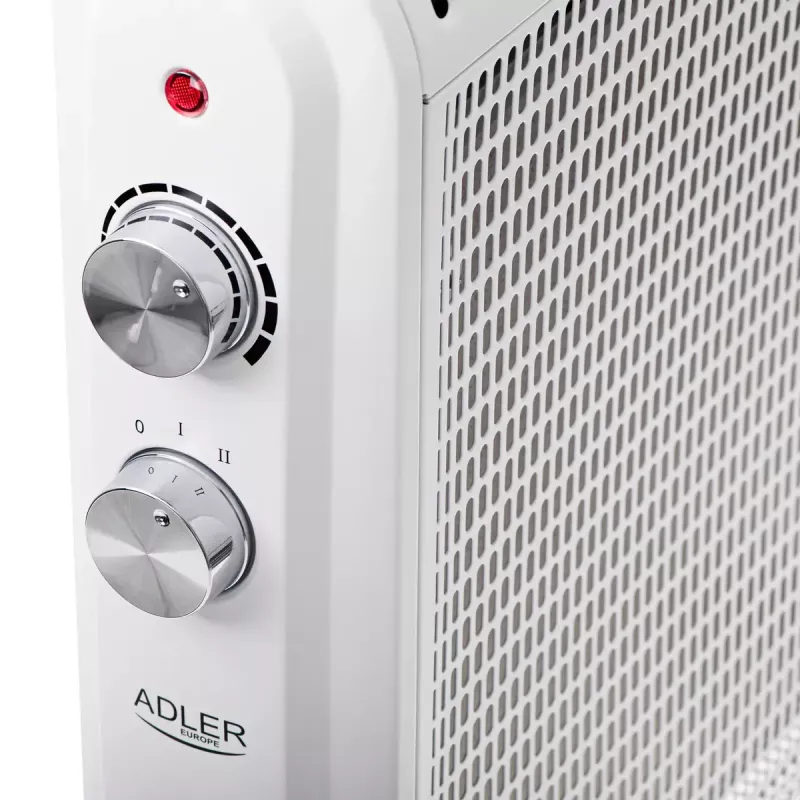 Convector elétrico Adler AD 7750, 2000 W, 2 níveis de potência, IP24, branco