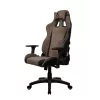 Cadeira gaming Arozzi Avanti SoftFabric castanha — revestimento em tecido, design ergonómico, ajustável em altura e inclinável