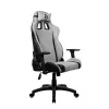 Cadeira gaming arozzi Avanti SoftFabric cinzento-claro – ergonómica com encosto alto, revestimento em tecido, braços ajustáveis, ajuste de inclinação e altura