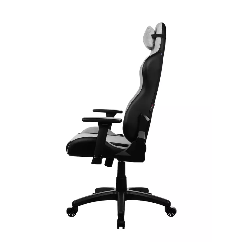 Cadeira gaming arozzi Avanti SoftFabric cinzento-claro – ergonómica com encosto alto, revestimento em tecido, braços ajustáveis, ajuste de inclinação e altura