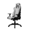 Cadeira gaming arozzi Avanti SoftFabric cinzento-claro – ergonómica com encosto alto, revestimento em tecido, braços ajustáveis, ajuste de inclinação e altura