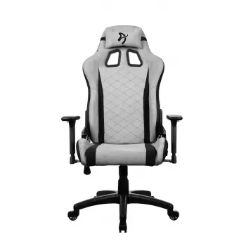 Cadeira gaming arozzi Avanti SoftFabric cinzento-claro – ergonómica com encosto alto, revestimento em tecido, braços ajustáveis, ajuste de inclinação e altura