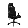 Cadeira gaming arozzi Avanti SoftFabric preto puro — ergonómica, encosto alto, braços ajustáveis, função de balanço inclinável