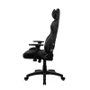 Cadeira gaming arozzi Avanti SoftFabric preto puro — ergonómica, encosto alto, braços ajustáveis, função de balanço inclinável