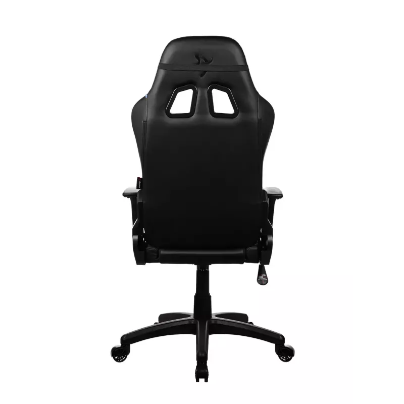 Cadeira gaming arozzi Avanti SoftFabric preto puro — ergonómica, encosto alto, braços ajustáveis, função de balanço inclinável