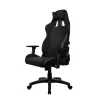 Cadeira gaming arozzi Avanti SoftFabric preto puro — ergonómica, encosto alto, braços ajustáveis, função de balanço inclinável