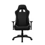 Cadeira gaming arozzi Avanti SoftFabric preto puro — ergonómica, encosto alto, braços ajustáveis, função de balanço inclinável