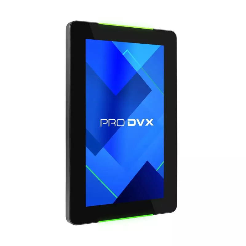 ProDVX APPC-7XPLN Panel PC de 7 polegadas com Android 12, ecrã tátil capacitivo projetado de 10 pontos, 240 cd/m², LPDDR4, Wi-Fi, 24/7