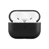 Capa de proteção em pele FIXED FIXLPM-999-BK para auriculares com suporte MagSafe, preta