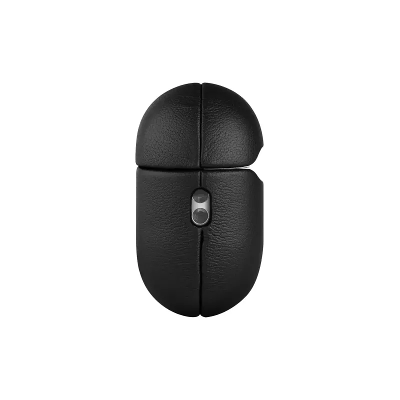 Capa de proteção em pele FIXED FIXLPM-999-BK para auriculares com suporte MagSafe, preta