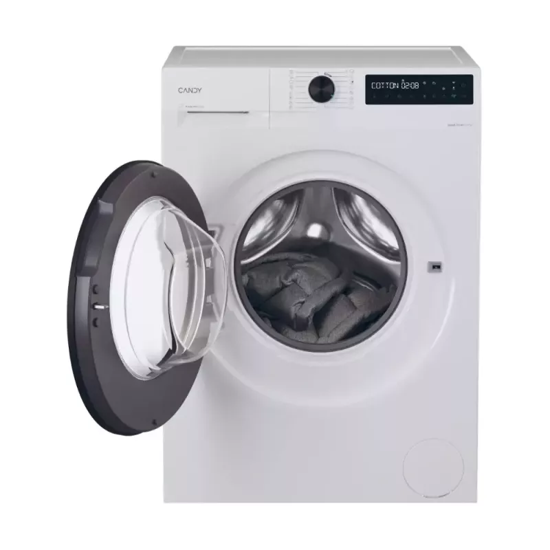 Máquina de lavar roupa de carga frontal CANDY BR 48B6-S — 8 kg, 1400 rpm, classe de eficiência energética A, 600×530×850 mm, branco