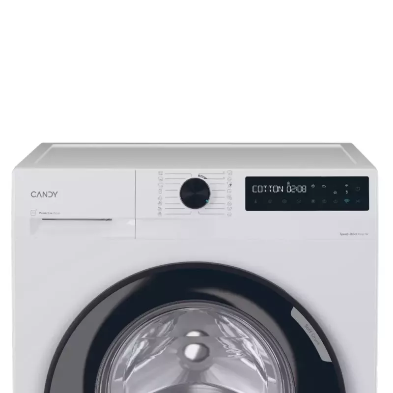 Máquina de lavar roupa de carga frontal CANDY BR 48B6-S — 8 kg, 1400 rpm, classe de eficiência energética A, 600×530×850 mm, branco