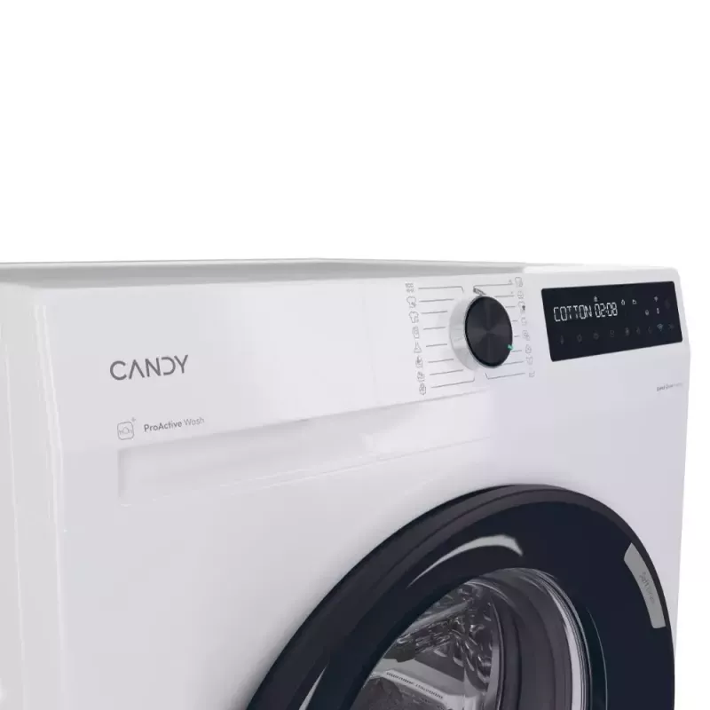 Máquina de lavar roupa de carga frontal CANDY BR 48B6-S — 8 kg, 1400 rpm, classe de eficiência energética A, 600×530×850 mm, branco