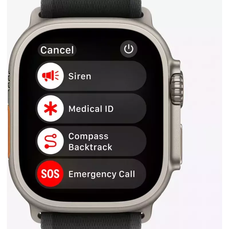 Smartwatch Apple Watch Ultra 2 GPS + Cellular 49 mm caixa de titânio natural com pulseira Alpine Loop Tan, Medium