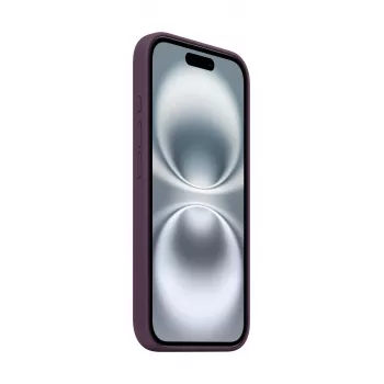 APPLE Capa de silicone Apple com MagSafe iPhone 16 ameixa