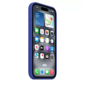 APPLE Capa de silicone Apple com MagSafe iPhone 16 ultramarino