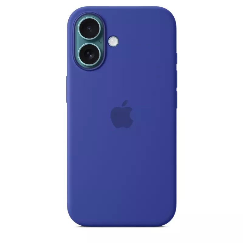 APPLE Capa de silicone Apple com MagSafe iPhone 16 ultramarino