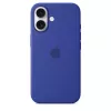 APPLE Capa de silicone Apple com MagSafe iPhone 16 ultramarino
