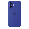 APPLE Capa de silicone Apple com MagSafe iPhone 16 ultramarino
