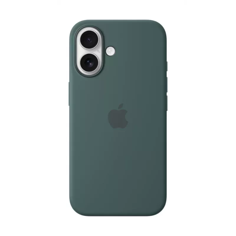 APPLE Capa de silicone Apple com MagSafe para iPhone 16 verde-mar