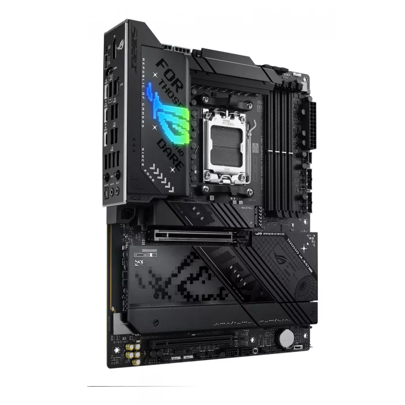 Placa-mãe ASUS ROG STRIX X870-F GAMING WIFI — AMD X870, Socket AM5, ATX, DDR5, 4x DIMM, Wi‑Fi 7, BT 5.4