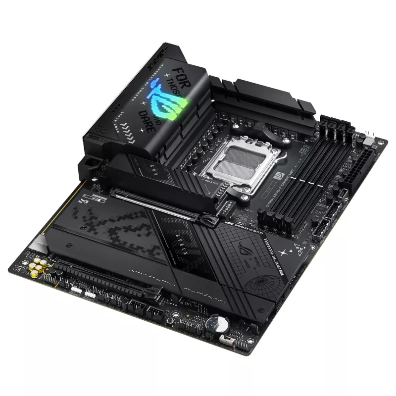 Placa-mãe ASUS ROG STRIX X870-F GAMING WIFI — AMD X870, Socket AM5, ATX, DDR5, 4x DIMM, Wi‑Fi 7, BT 5.4