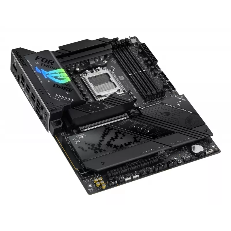 Placa-mãe ASUS ROG STRIX X870-F GAMING WIFI — AMD X870, Socket AM5, ATX, DDR5, 4x DIMM, Wi‑Fi 7, BT 5.4