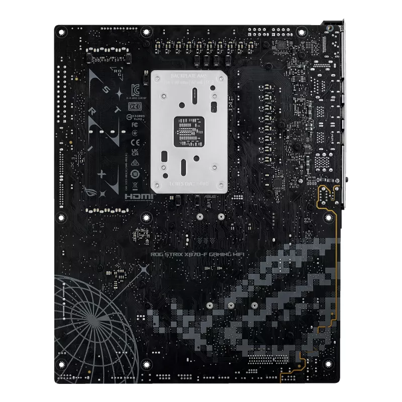 Placa-mãe ASUS ROG STRIX X870-F GAMING WIFI — AMD X870, Socket AM5, ATX, DDR5, 4x DIMM, Wi‑Fi 7, BT 5.4