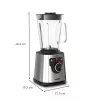 Liquidificadora Tefal Perfectmix+ BL871D 1,5 L 1200 W aço inoxidável, cinzento