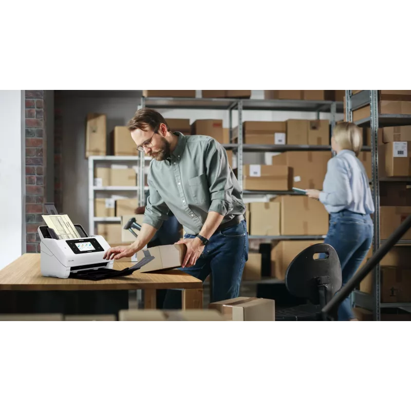 Digitalizador de alimentação Epson WorkForce DS-900WN 600 x 600 DPI A4 branco