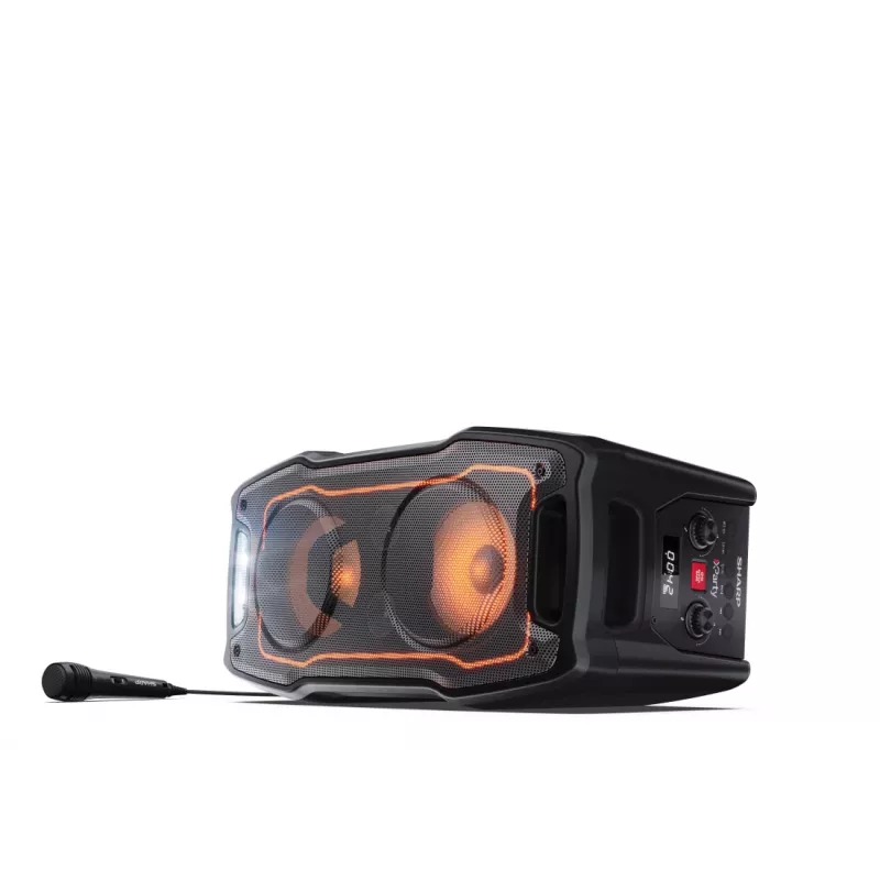 Coluna portátil/festa Sharp PS-931 preta 180 W