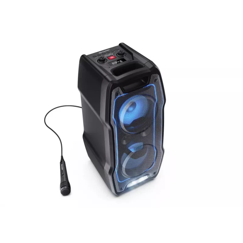 Coluna portátil/festa Sharp PS-931 preta 180 W