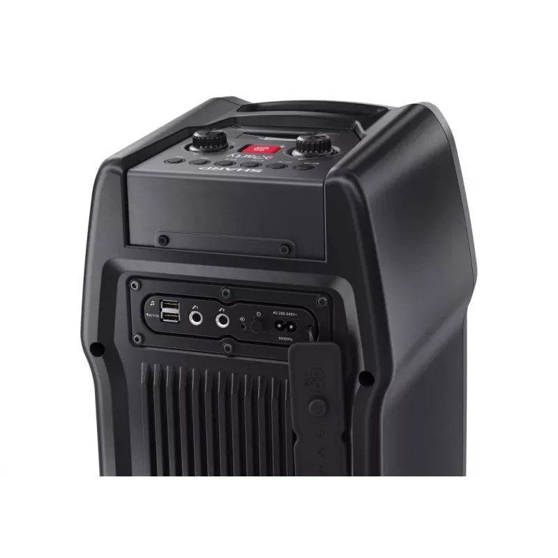 Coluna portátil/festa Sharp PS-931 preta 180 W