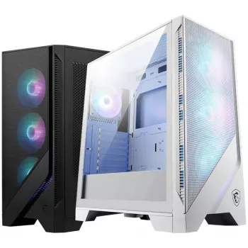Caixa de PC MSI MAG FORGE 320R AIRFLOW Micro Tower branco
