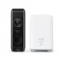 Campainha de vídeo sem fios Eufy E8213 2K com HomeBase, a pilhas, preto/branco