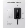 Bateria portátil Anker Zolo 10000mAh, carregamento ultrarrápido 30W, cabo USB-C integrado, preto