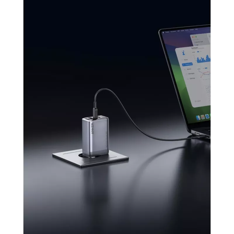Carregador de dispositivos móveis Anker A2688341 universal preto AC interior 110–240 V 1 USB 2.0 2 USB-C