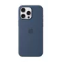 Capa de silicone APPLE com MagSafe para iPhone 16 Pro Max Denim
