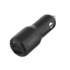 Carregador Belkin CCB005btBK interior isqueiro carregamento rápido preto